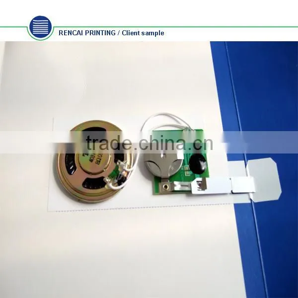 Promotionan music greeting card and Custom Music Greeting Card