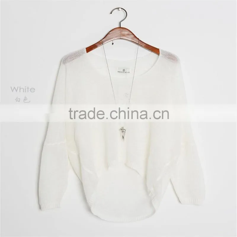 New fashion women summer pullover breathable sweater with best qualtiy