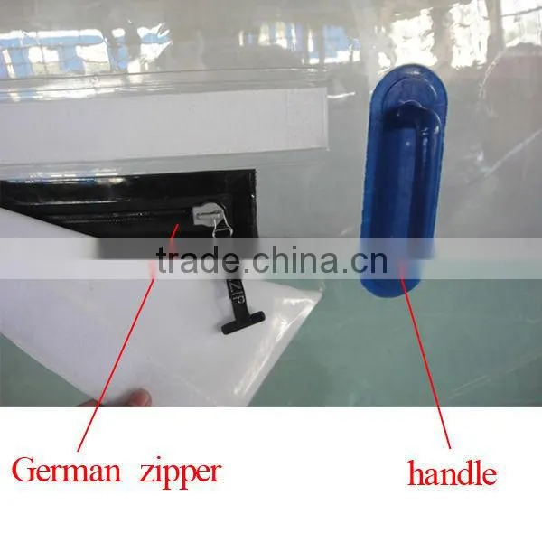2016 Latest Hot Selling Inflatable Water Walking Ball With Germany Zipper for Summer