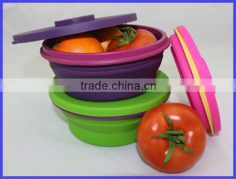 2014 New Floding Collapsible Hamburger Lunch Box