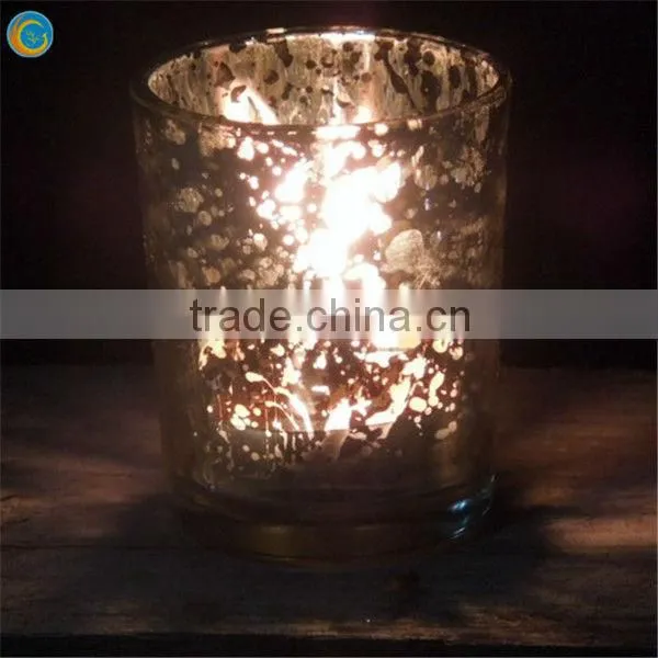 crackle glass hurricane,cheap wedding centerpieces,colored glass stemware