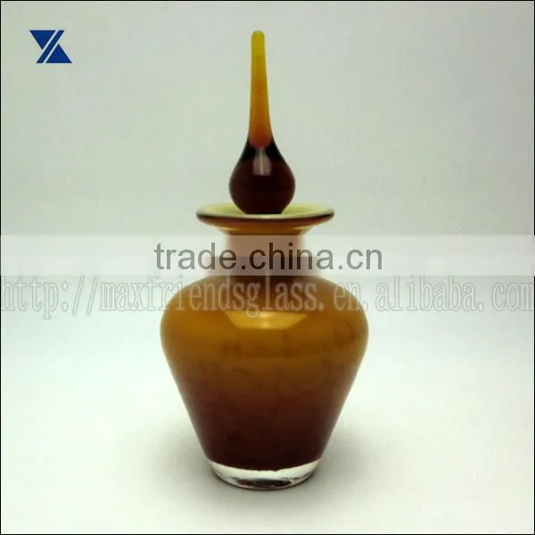 hand blown high quality 150ml glass perfume refill bottle