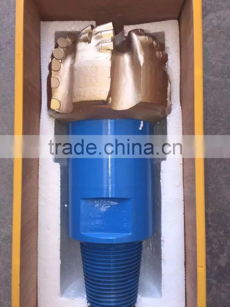 API IADC PDC drill bits set, 6 inch PDC drill bits & 6 blade pdc metal square hole drill bit
