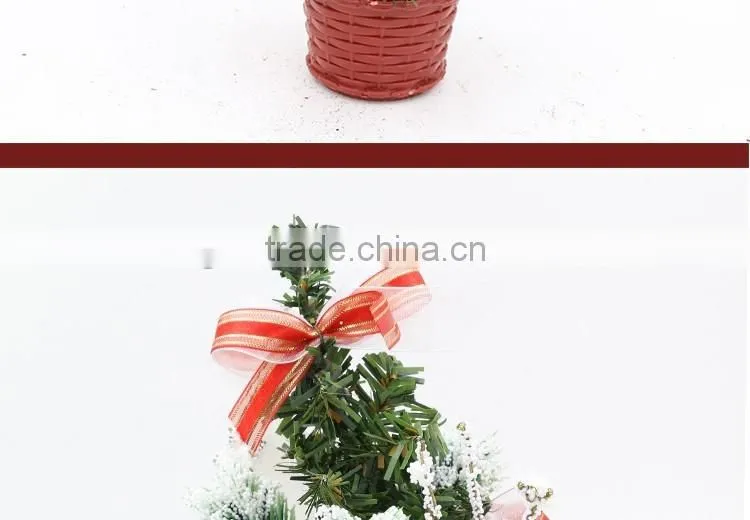 Christmas Tree &Accessories Red Mini Navidad Decoration