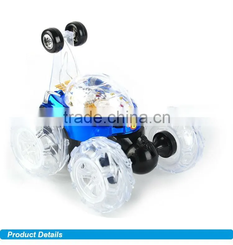 rc stunt car LED light wheels remote control rc car