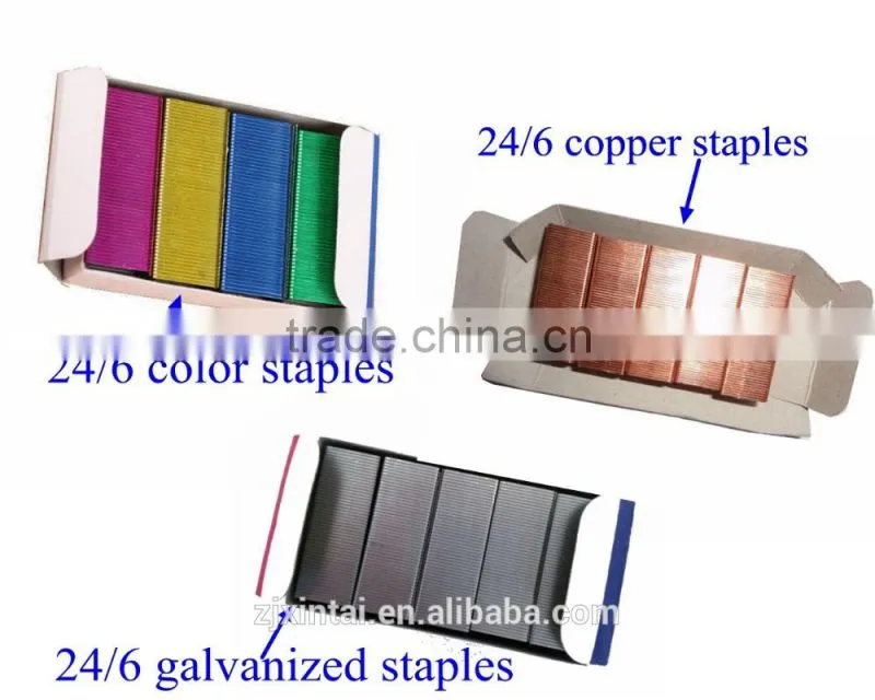 The Galvanized Office Staples:NO.10, 24/6,26/6 Staples With Good Use