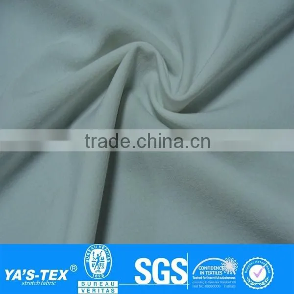White polyester spandex cooldry soft stretch fabric for mountaineering