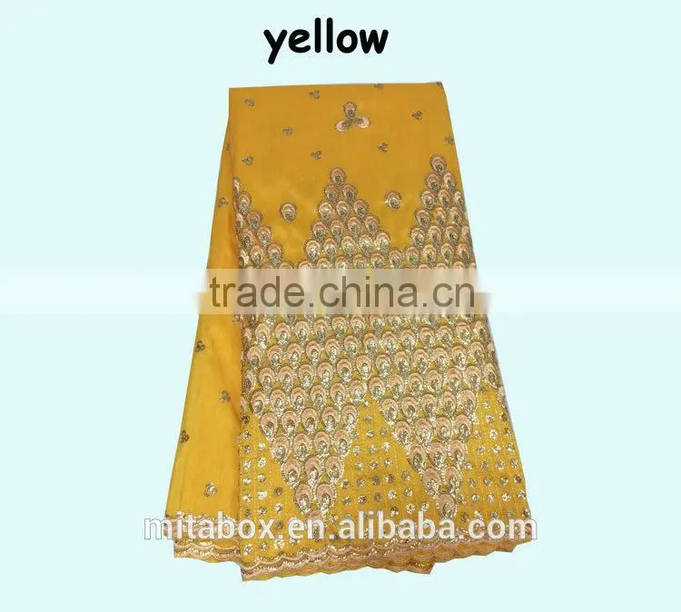 new design African george lace for garment GP002coffee