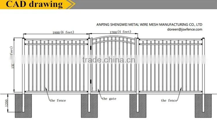 Cheap swimming pool fence for kiddie