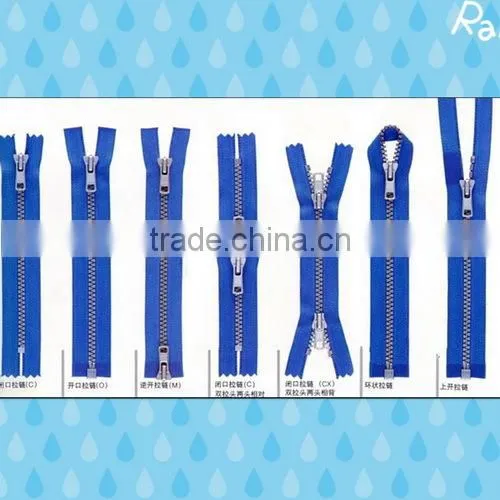 Cheap wholesale resin zipper or plastic zipper