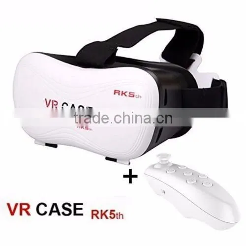 3D VR BOX Case Virtual Reality Glasses Movies Games Case For 3.5-6.0 inch Phone