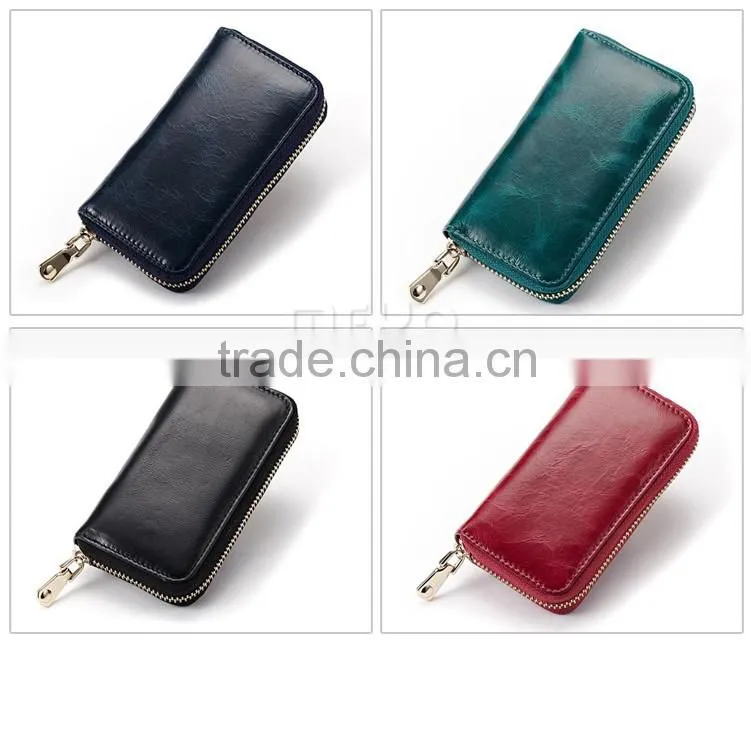 Multifunction men and women zipper key wallet for promotion