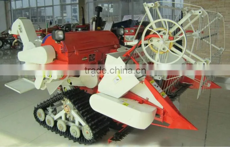2015 hotsale 11HP paddy rice harvester, mini harvester, combine harvester