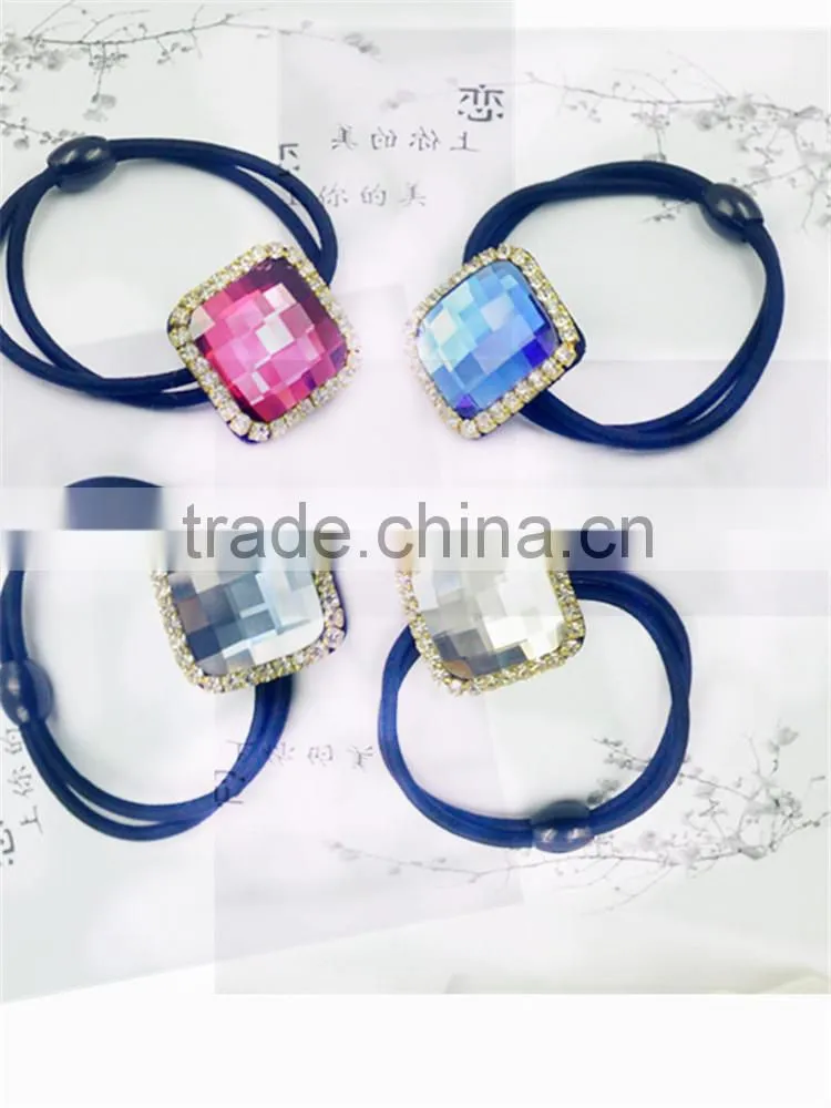 Sweet Women Fashion Hair Accessories Glass Stone Hair Band Headwear