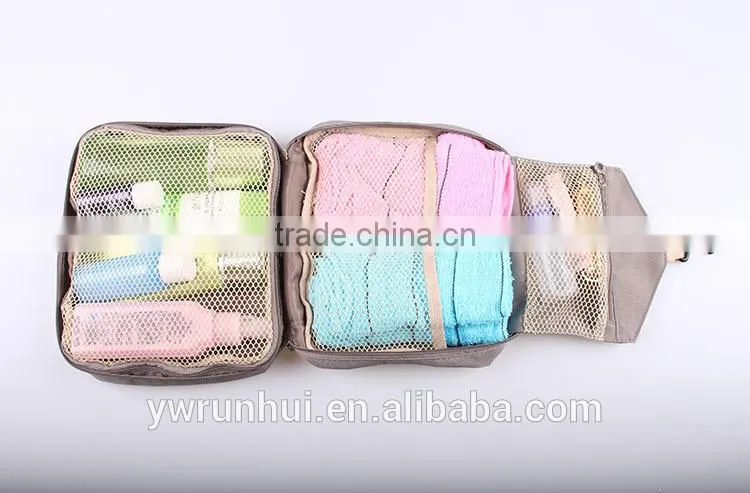 2015 promoetion LOGO print toiletry bag organizer for travel storage
