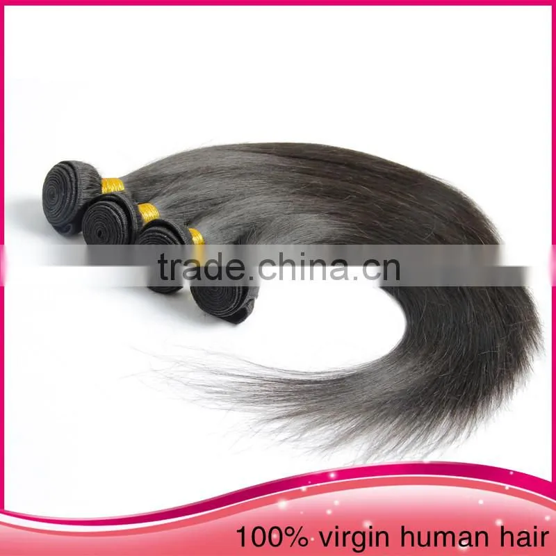 2015 hot selling unprocessed 100% human virgin remy straight hair extensions