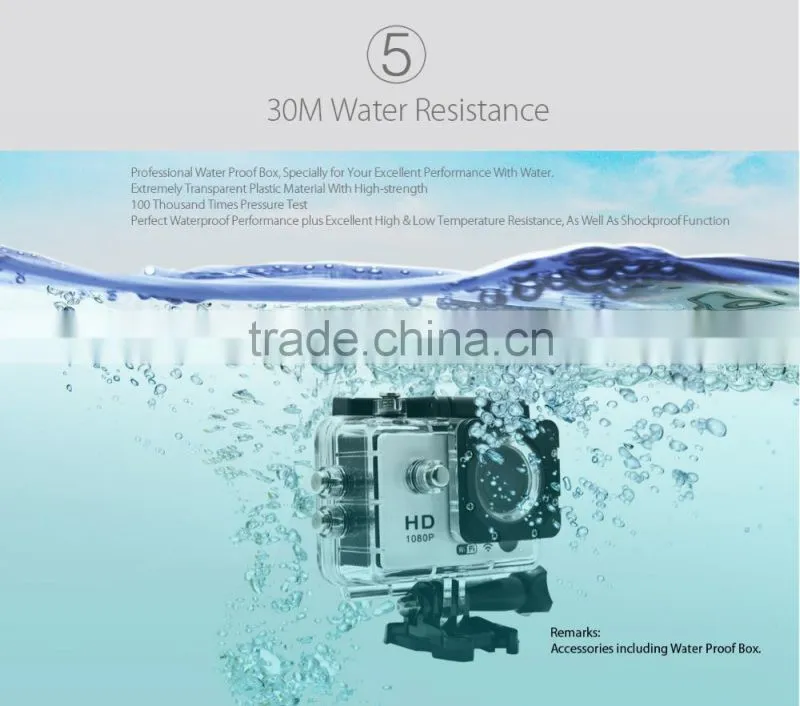 High quality wifi action cam Novatek 96655 4K action camera with factory price
