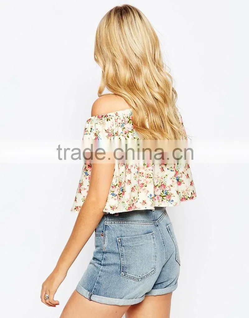 Jacquard floral lady tank tops designs dress apparel suppliers