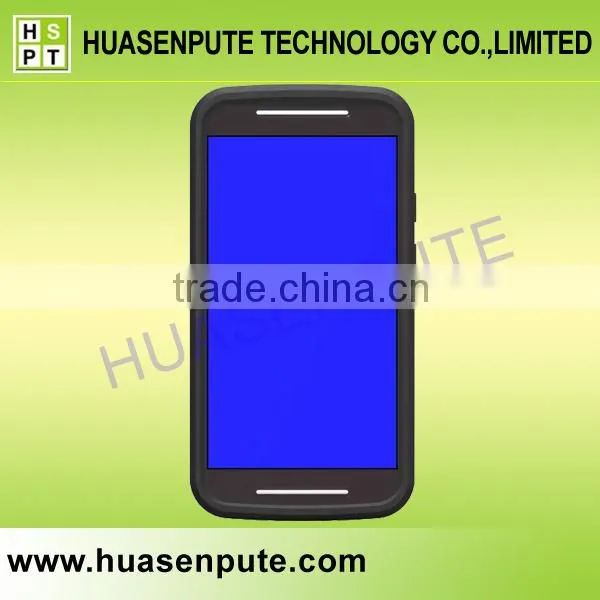 Wholesale 3 in1 Robot Silicon Rubber + Hard Plastic Stand Case for Moto G2