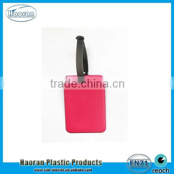 Promotional PVC Luggage Tag China supply