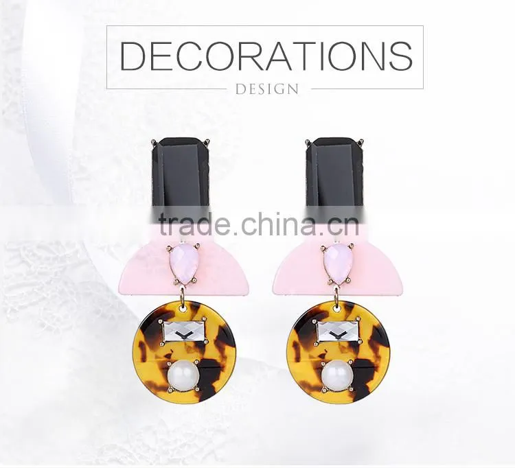 Hot Selling Fashion Jewellery Acetate Earrings EA001