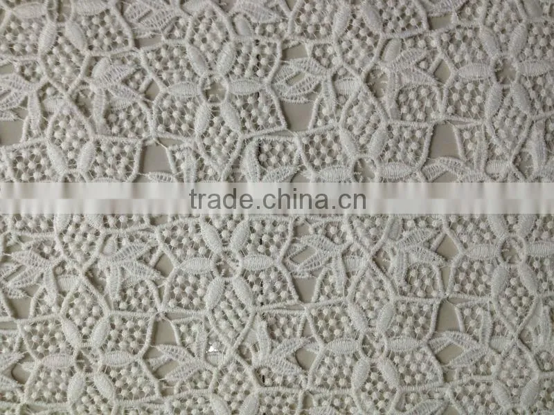 2013 new style poly water soluble beaded embroidery bridal laces fabrics