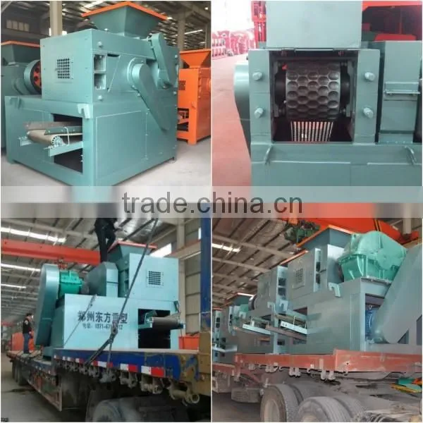 High capacity coal slurry briquette making machine