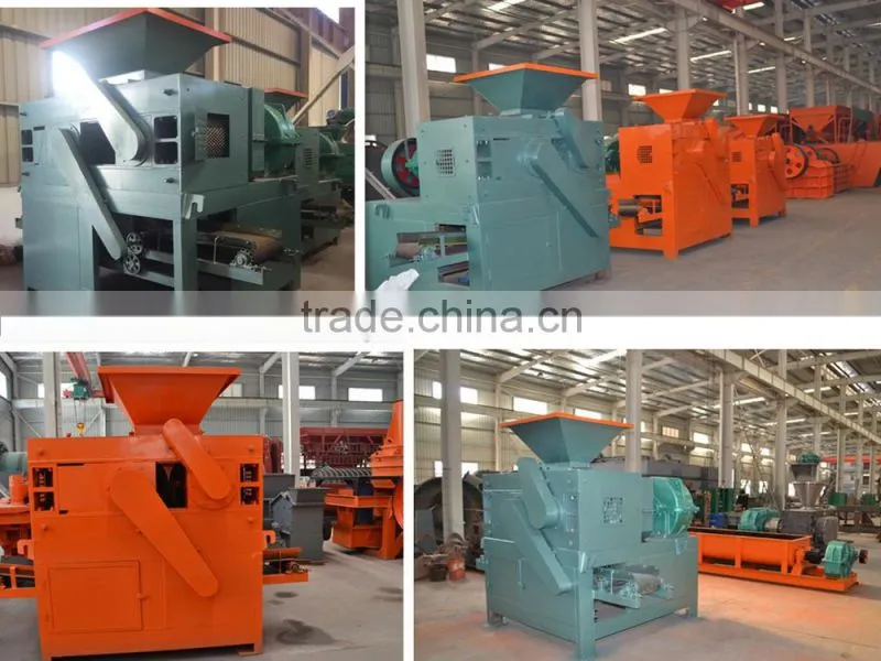 Pillow shape coke briquette machine