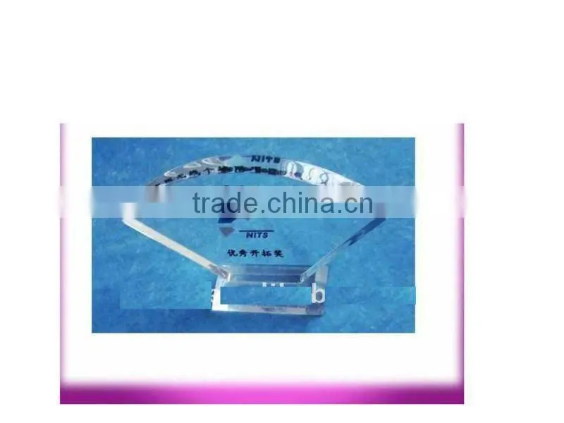 Clear customized souvenir acrylic prize