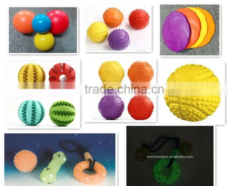 Wholesale 70mm Durable Rubber ball with teeth dog toy , OEM pet products Manufactory