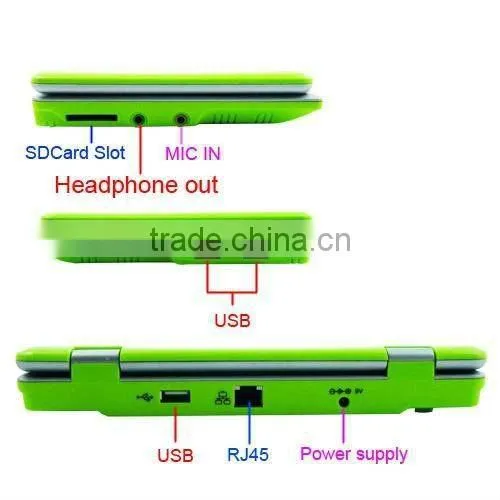 Mini 7inch Laptop Windows CE 6.0 VIA VT8650 2GB HD WIFI Netbook