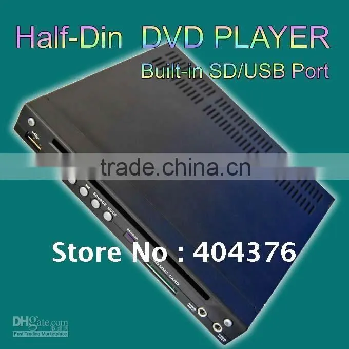 1/2 DVD Player For Car