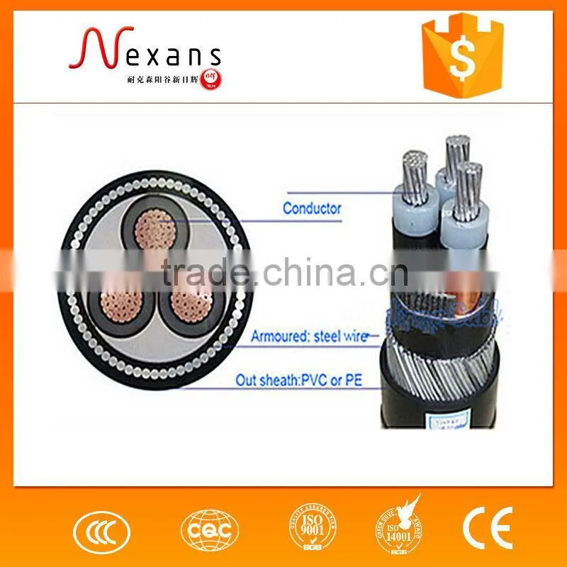 600kV High Voltage PE Insulated Heating Cable