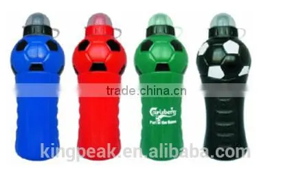2015 Best Selling BPA free PE football type plastic water bottle/Sports bottle/Travel bottle/Plastic bottle/drinking bottle
