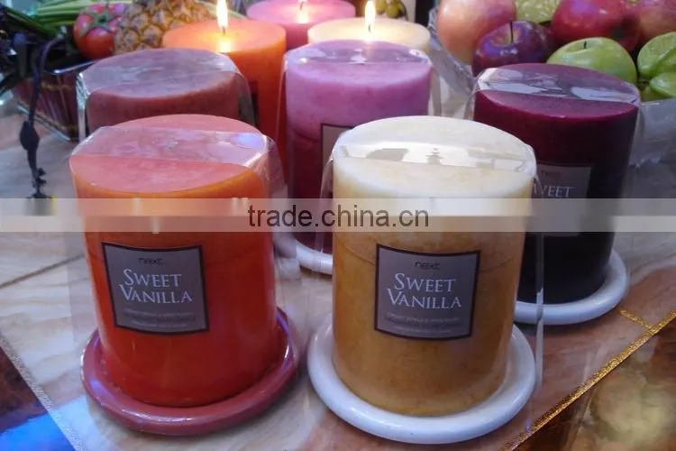 snowflake candle