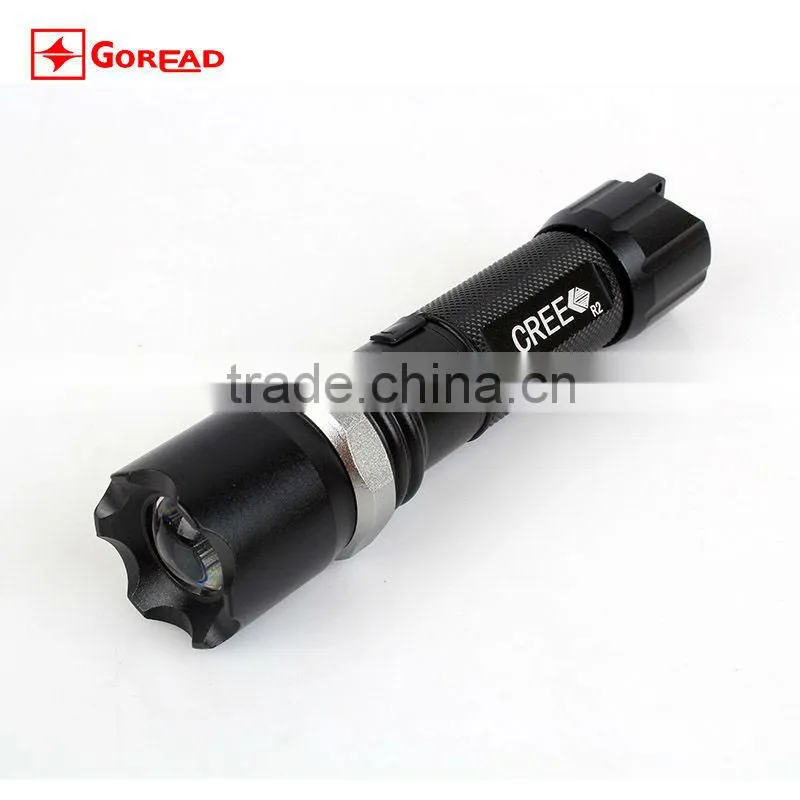 Goread C28 AA 14500 rechargeable zoom aluminum LED torch light