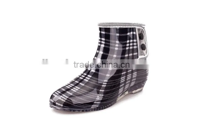 Women Garden Boots transparents Ankle Rain Boots