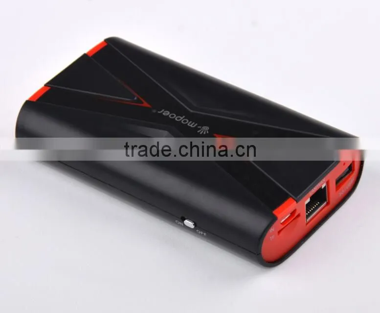3g wifi router power bank with 7800mAh capacity