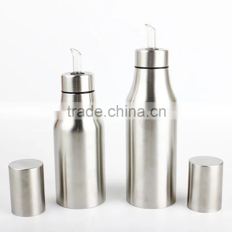 Premium Quality Stainless Steel Olive Oil Dispenser Leakproof Oil Bottle