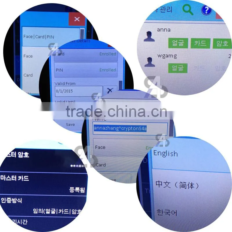 Facial recognition access keypad biometric lock