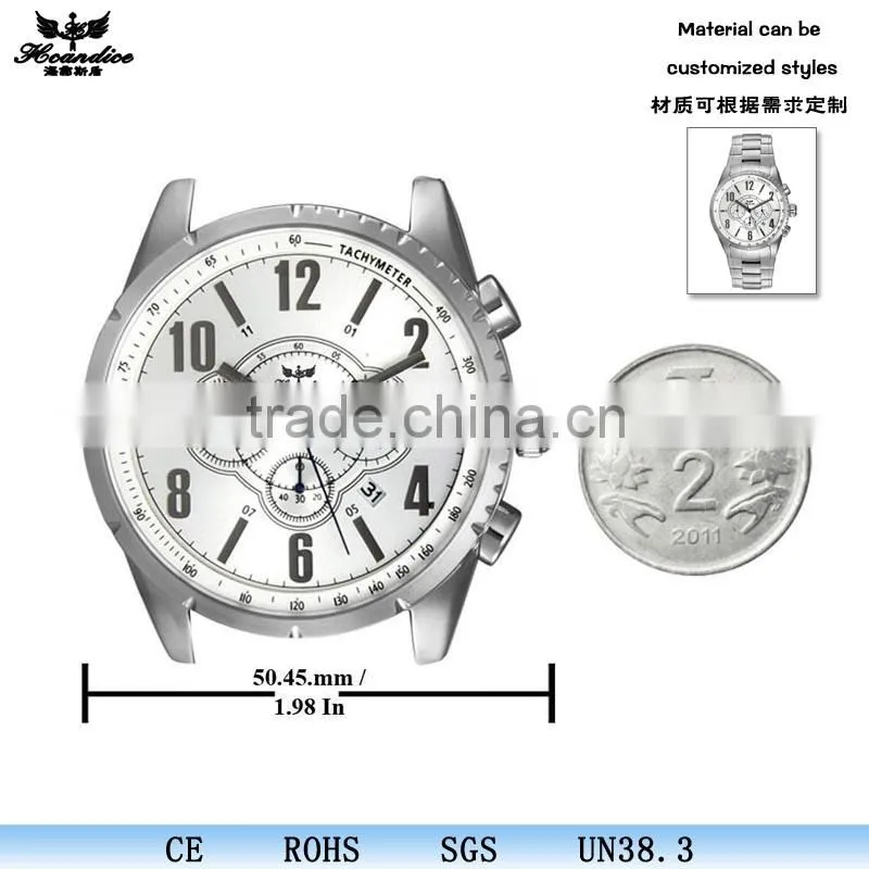 wholesale all type of stainless steel 6 hand wrist watch
