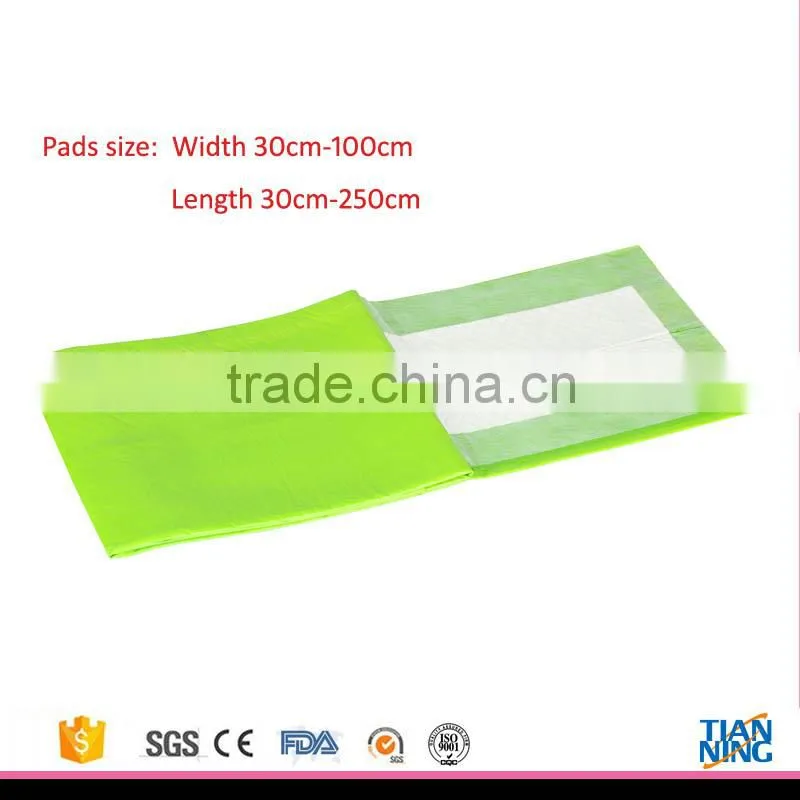 super absorbent disposable underpad or under pads for incontinence
