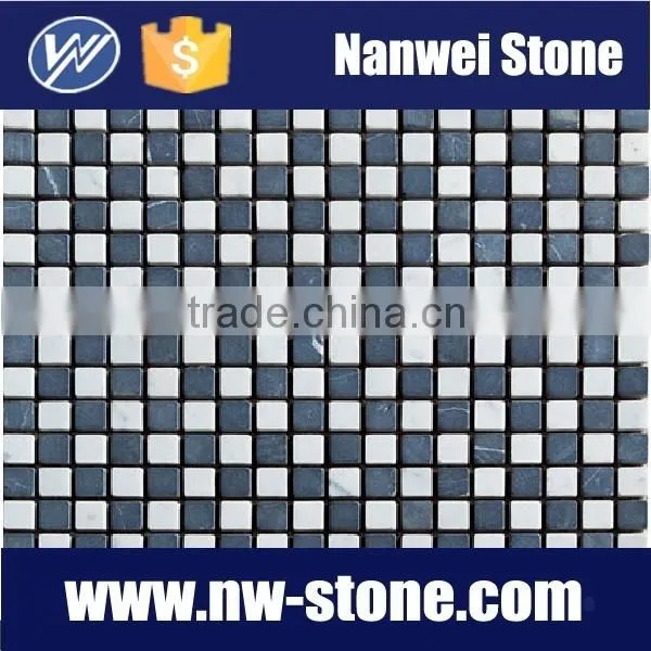 Dark color marble mosaic tiles for wall tiles and floor tiles