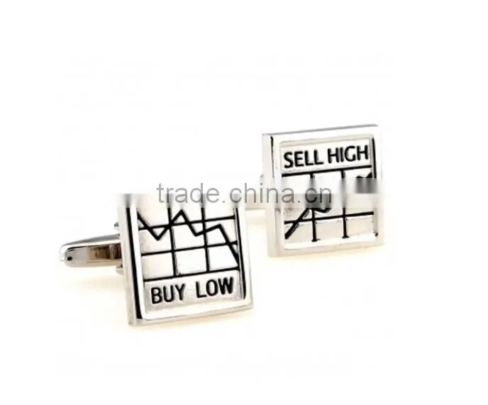 2015 new design charm mens 316L stainless steel replica cufflinks