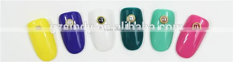 3mm/4mm golden edge ceramics pearl stone round/square flat back rhinestones pearl rhinestone ZX:BK754