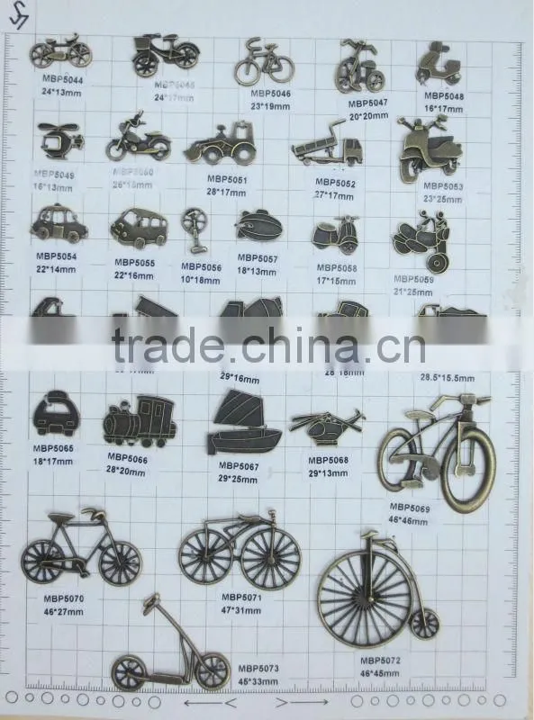 2014 Wholesale Cheap Metal Floating Charms Fashion Jewelry