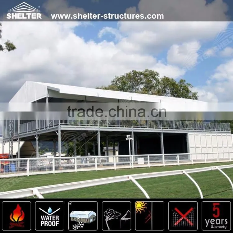 Flexible price double deck hall event double decker big tents
