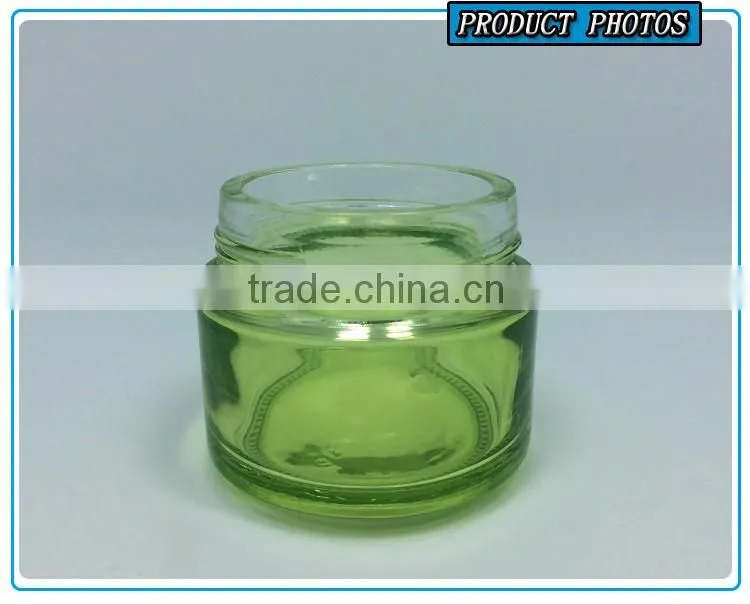100ml empty cylinder cosmetics facial mask glass jar