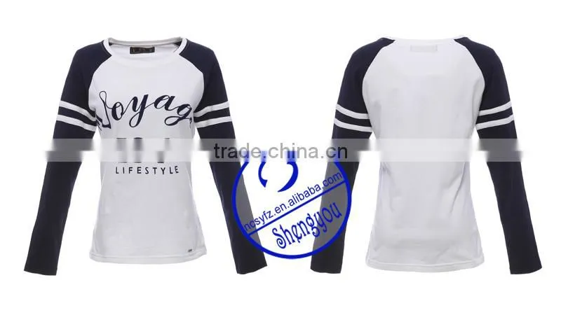 2015 China supplier custom fashion printed t shirt for women
