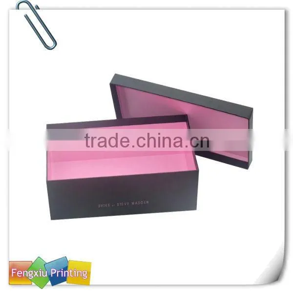 Cardboard Color Shoe Box with Lid